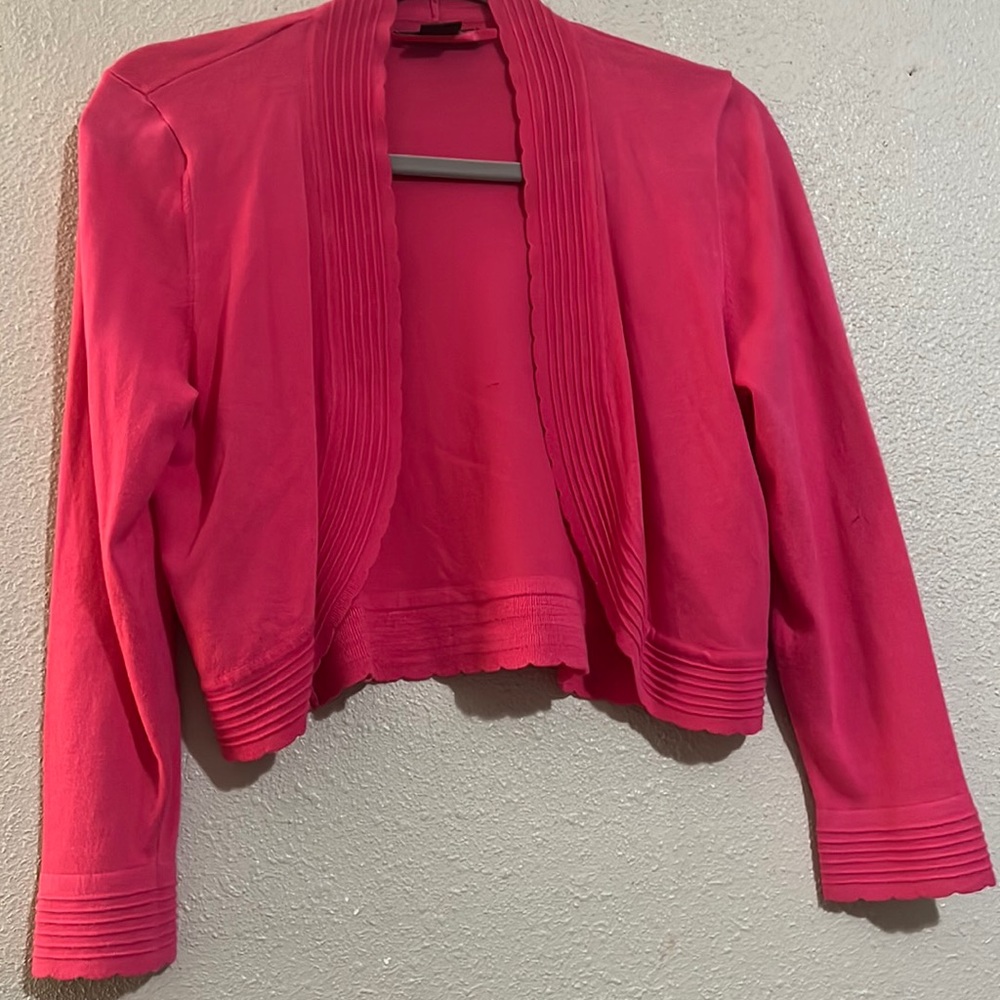Short cover up sweater.